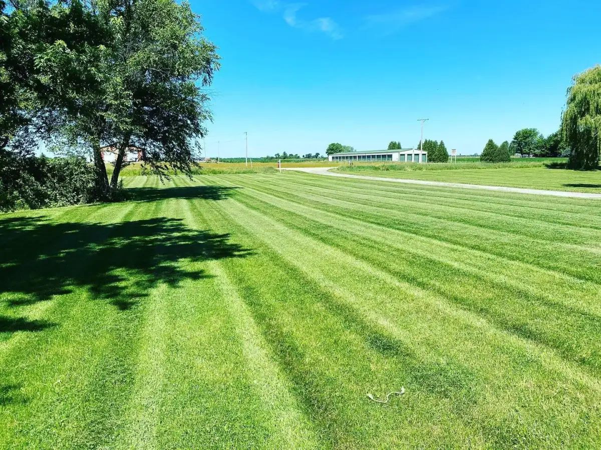 Commercial-grade mowing and lawn care for a St. Charles, IL property